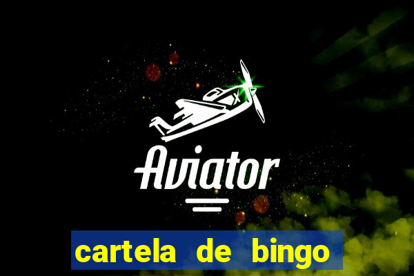 cartela de bingo 75 para imprimir